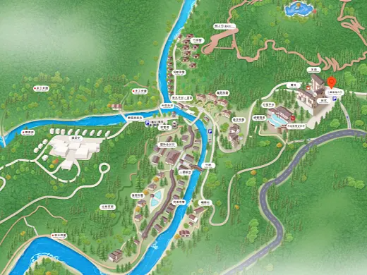 稷山结合景区手绘地图智慧导览和720全景技术，可以让景区更加“动”起来，为游客提供更加身临其境的导览体验。